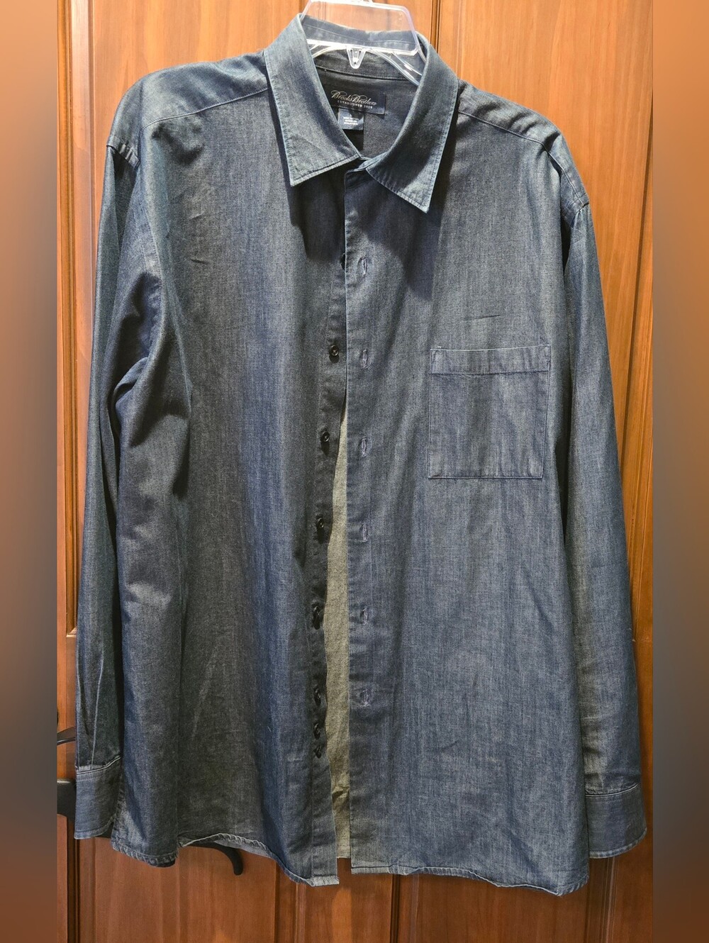 Brooks Brothers Men's Denim Look Button-Down Oxford Shirt